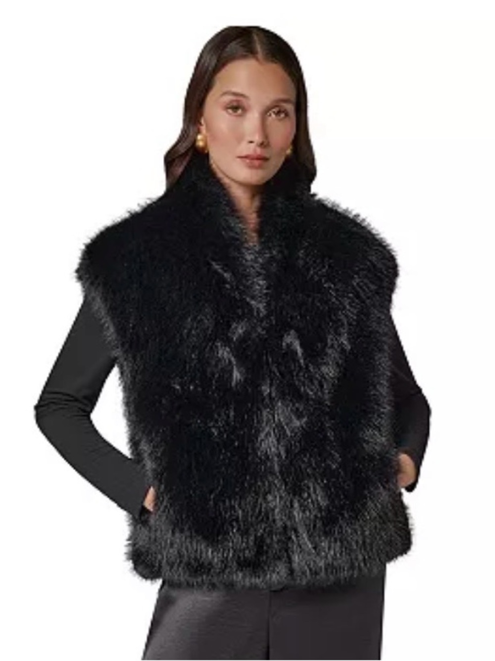 😍 SAKS FIFTH REAL FOX FUR VEST
